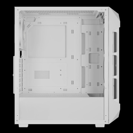 Кутия за компютър Gamdias Case ATX - AURA GC1 Elite White - Mesh, RGB, Tempered Glass
