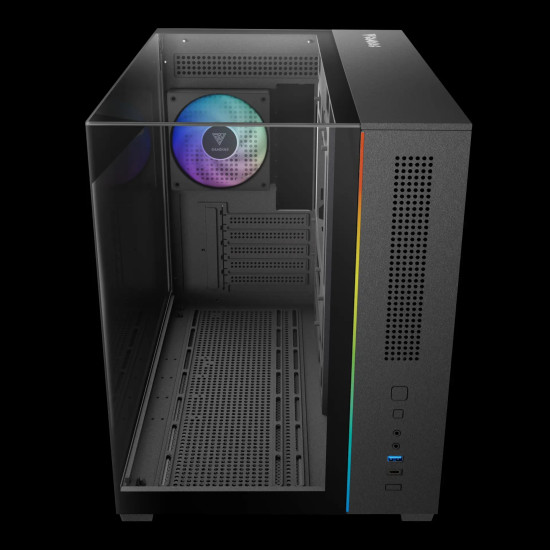 Кутия за компютър Gamdias Case mATX - ATLAS M3M - A-RGB, USB-C