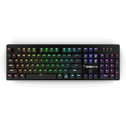 Клавиатура Gamdias Gaming Mechanical Keyboard - HERMES P2A 1000Hz, Optical switches