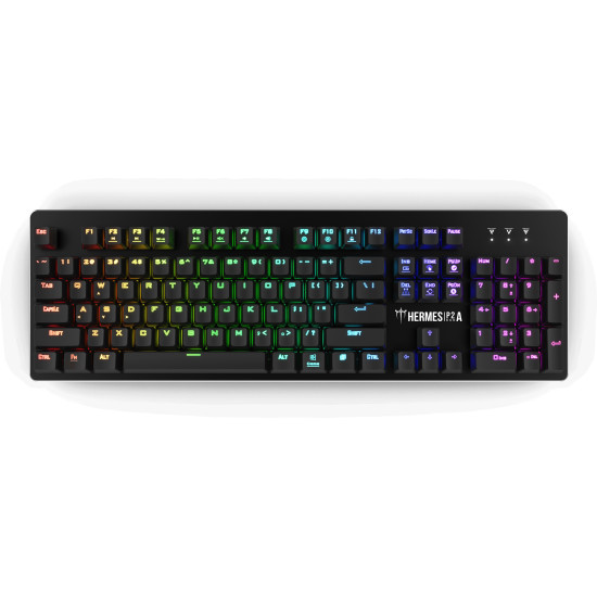 Клавиатура Gamdias Gaming Mechanical Keyboard - HERMES P2A 1000Hz, Optical switches