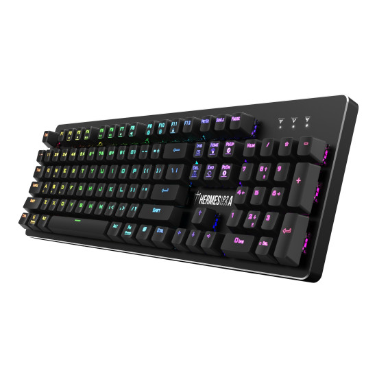 Клавиатура Gamdias Gaming Mechanical Keyboard - HERMES P2A 1000Hz, Optical switches
