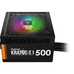 Захранване Gamdias PSU 500W Addressable RGB - KRATOS E1-500
