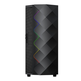 Кутия за компютър Gamemax Case EATX - Diamond COC Black - Addressable RGB