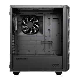 Кутия за компютър Gamemax Case EATX - Diamond COC Black - Addressable RGB