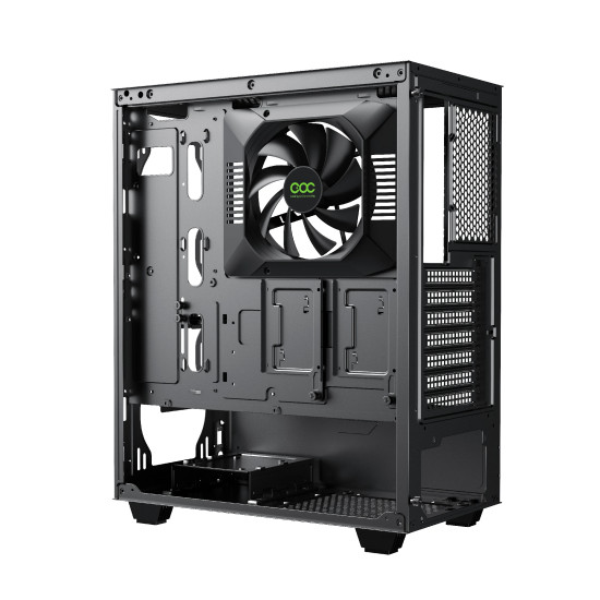 Кутия за компютър Gamemax Case EATX - Diamond COC Black - Addressable RGB