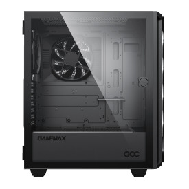 Кутия за компютър Gamemax Case EATX - Diamond COC Black - Addressable RGB