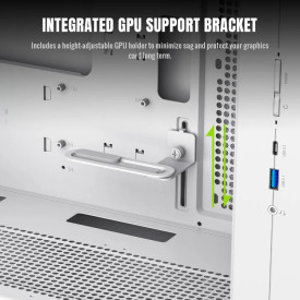 Кутия за компютър Gamemax Case mATX - CLAW 360 WH