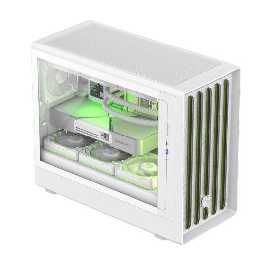 Кутия за компютър Gamemax Case mATX - CLAW 360 WH