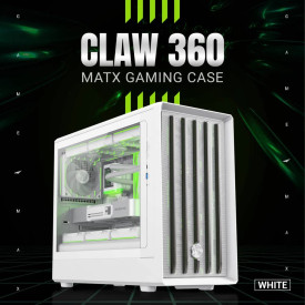 Кутия за компютър Gamemax Case mATX - CLAW 360 WH