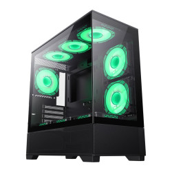 Кутия за компютър GameMax Vista MB, Black