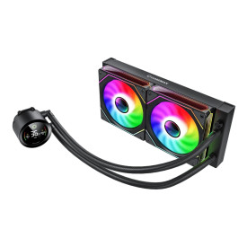 Водно охлаждане GameMax IceBurg 360 Digital, 360 mm, ARGB, 290W TDP, Black
