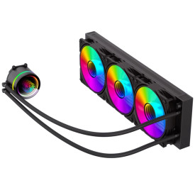 Водно охлаждане GameMax IceBurg 360 Infinity, 360 mm, ARGB, 300W TDP, Black