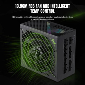 Захранване Gamemax PSU ATX 3.1 1050W Gold, Full Modular - GX PRO 1050G