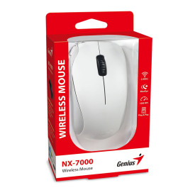 Безжична мишка Genius Wireless Mouse - NX-7000 White - 2.4GHz