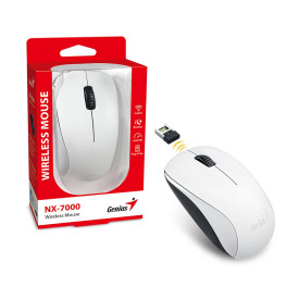 Безжична мишка Genius Wireless Mouse - NX-7000 White - 2.4GHz