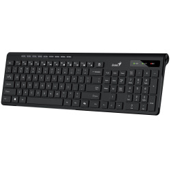 Безжична клавиатура Genius Wireless Slim Keyboard SlimStar 7230 Black - AI, BG, 2.4Ghz