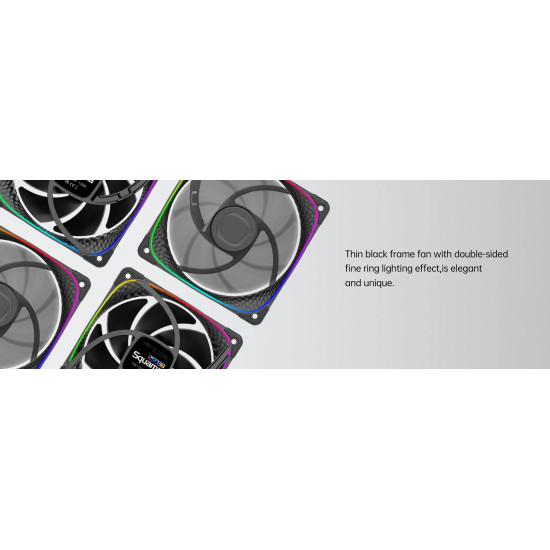 Комплект вентилатори Geometric Future Fan Pack 3-in-1 - Squama 2503W White