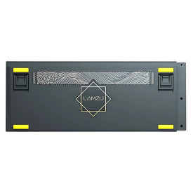 Клавиатура Lamzu Professional Gaming Mechanical Keyboard JET 75 - 8K, Magnetic Gateron Jade Switches - Black/Yellow