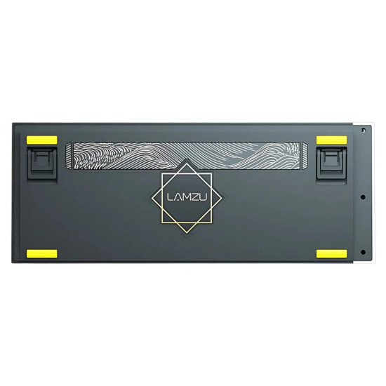 Клавиатура Lamzu Professional Gaming Mechanical Keyboard JET 75 - 8K, Magnetic Gateron Jade Switches - Black/Yellow