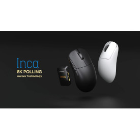 Безжична мишка Lamzu INCA 8K - Wireless Gaming Mouse - White