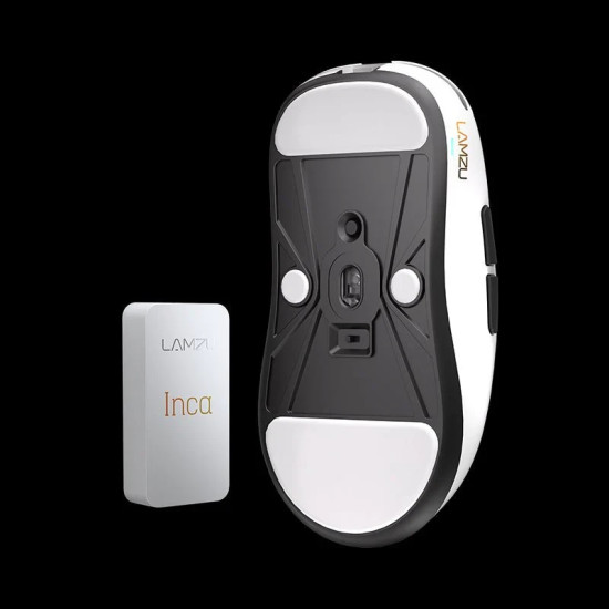 Безжична мишка Lamzu INCA 8K - Wireless Gaming Mouse - White