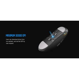 Безжична мишка Lamzu INCA 8K - Wireless Gaming Mouse - White