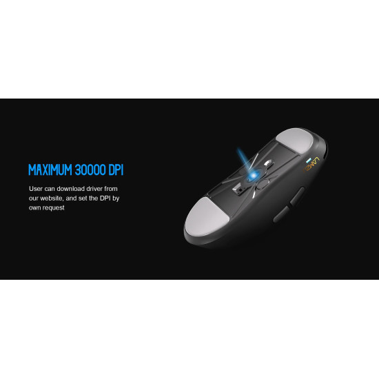 Безжична мишка Lamzu INCA 8K - Wireless Gaming Mouse - White