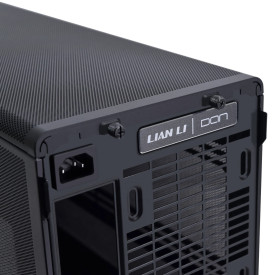Кутия за компютър Lian Li Case mATX - DAN Cases A3 Wood - Black