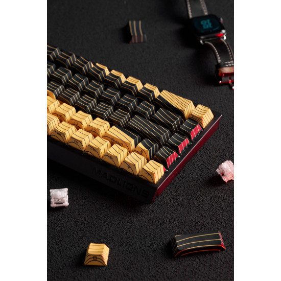 Клавиатура Madlions Professional Gaming Mechanical Keyboard MAD 60 HE Contour Flagship - 8K, Magnetic Amber Pro [Linear]
