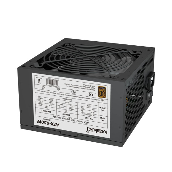 Захранване Makki PSU 650W Bronze Version 2 - MAKKI-ATX-650V2