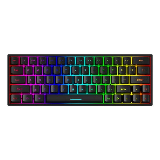 Безжична клавиатура Marvo Wireless Gaming Mechanical keyboard Shogo 63W - KG955W - Bluetooth 5.0, 2.4G