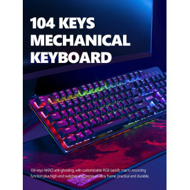 Комплект клавиатура и мишка Marvo Gaming COMBO CM372 3-in-1 - Mechanical Keyboard, Mouse, Mousepad