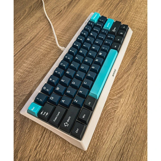Капачки за клавиатура Marvo Custom Keycap Set PBT, 104 keys - Dark Blue, Black, Cyan