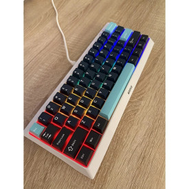 Капачки за клавиатура Marvo Custom Keycap Set PBT, 104 keys - Dark Blue, Black, Cyan