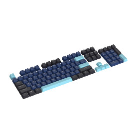 Капачки за клавиатура Marvo Custom Keycap Set PBT, 104 keys - Dark Blue, Black, Cyan
