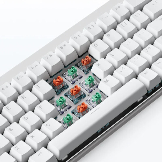 Клавиатура MCHOSE Gaming Mechanical Keyboard Ace 68 Air - 8K, Mount Tai Magnetic Switch GT [Tactile] (English US), White