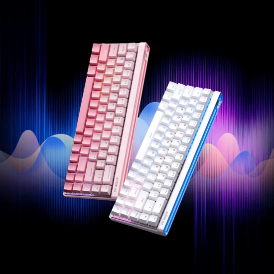 Клавиатура MCHOSE Gaming Mechanical Keyboard Ace 68 Air - 8K, Mount Tai Magnetic Switch GT [Tactile] (English US), White