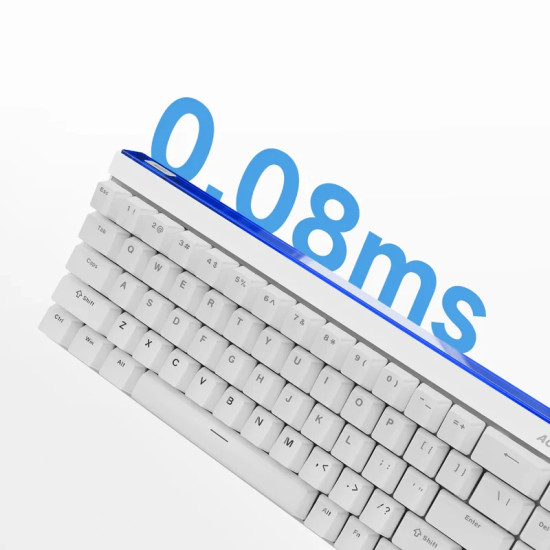 Клавиатура MCHOSE Gaming Mechanical Keyboard Ace 68 Air - 8K, Mount Tai Magnetic Switch GT [Tactile] (English US), White