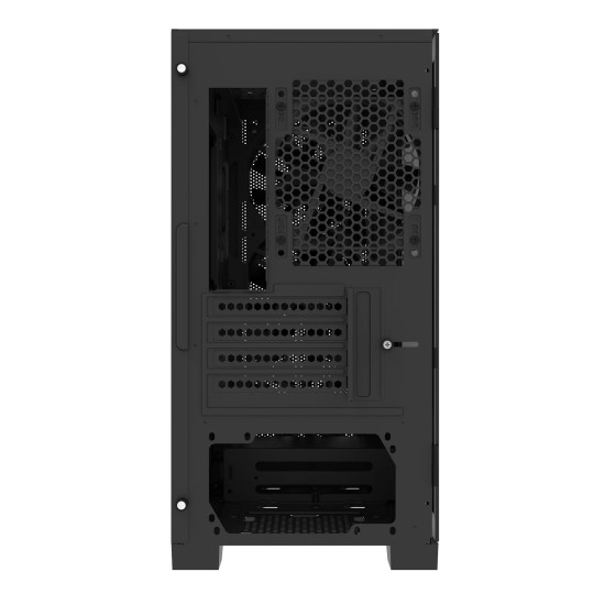Кутия за компютър Montech AIR 100 LITE, Micro ATX Case, TG, 2x120mm Fans, Black