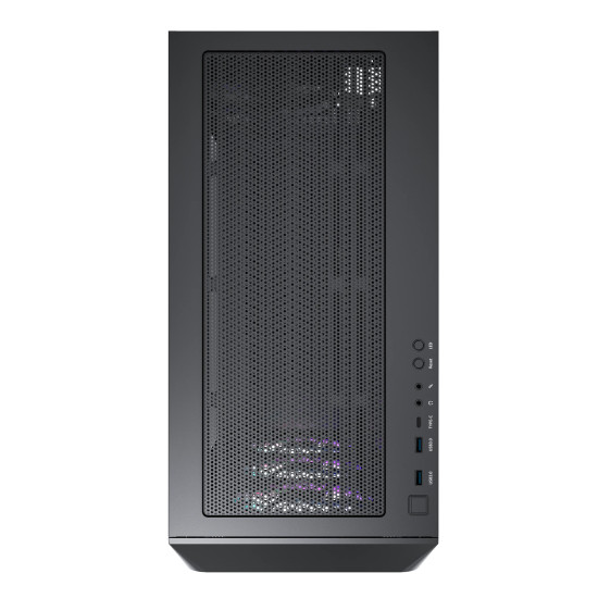 Кутия за компютър Montech AIR 903 MAX, Mid-tower, TG, 4x140mm Fans, ARGB, Black
