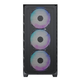 Кутия за компютър Montech AIR 903 MAX, Mid-tower, TG, 4x140mm Fans, ARGB, Black