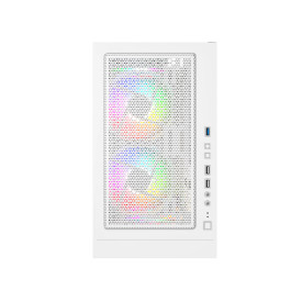 Кутия за компютър Montech X3 MESH, Mid-tower Case, TG, 6 fixed RGB Fans, White