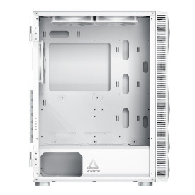 Кутия за компютър Montech X3 MESH, Mid-tower Case, TG, 6 fixed RGB Fans, White