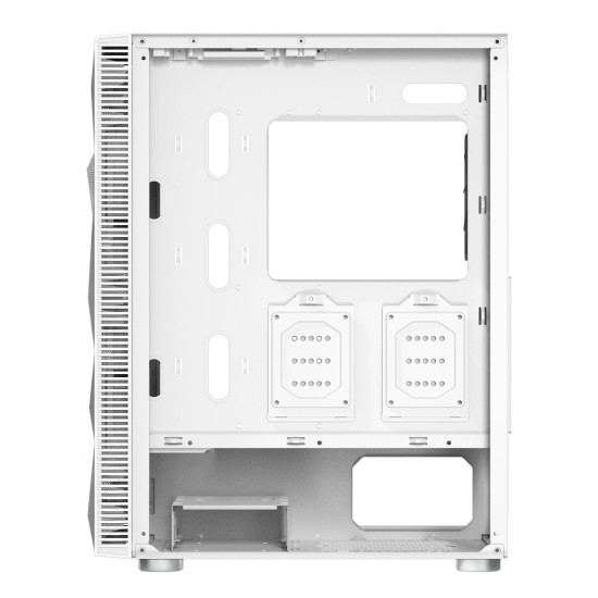 Кутия за компютър Montech X3 MESH, Mid-tower Case, TG, 6 fixed RGB Fans, White