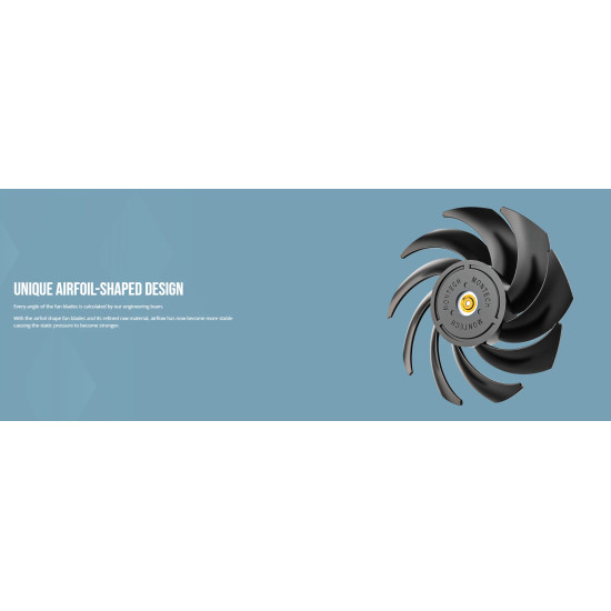 Вентилатор Montech METAL 120 PWM, Fan 120mm, PWM