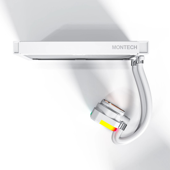 Водно охлаждане Montech Hyper Flow ARGB 240, CPU Liquid Cooler, White