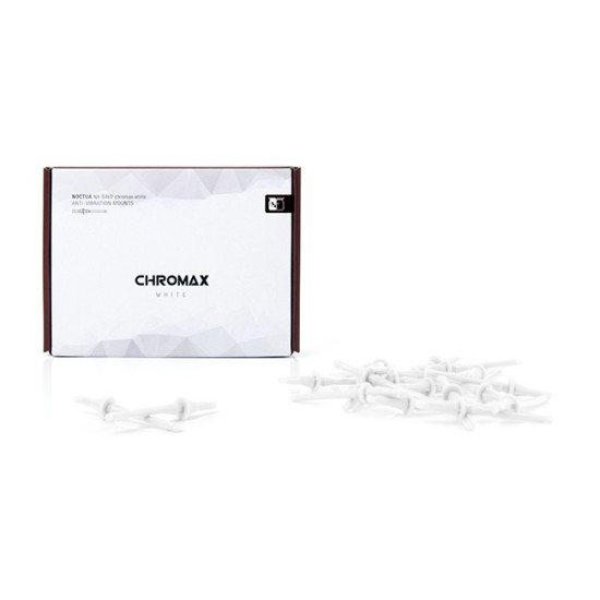 Анти-вибрационни крепежи Noctua Fan Slics 20pcs - NA-SAV2 chromax white