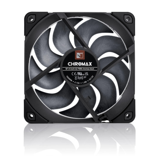 Вентилатор Noctua Fan 120mm NF-A12x25 G2 PWM chromax.black