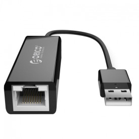 Адаптер Orico USB to LAN 100Mbps black - UTJ-U2