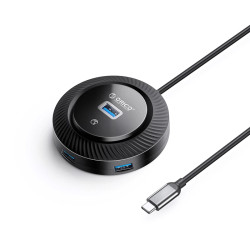 USB хъб Orico USB3.0 HUB Type-C - 4 x USB3.0 - YK2-C3-03-BK